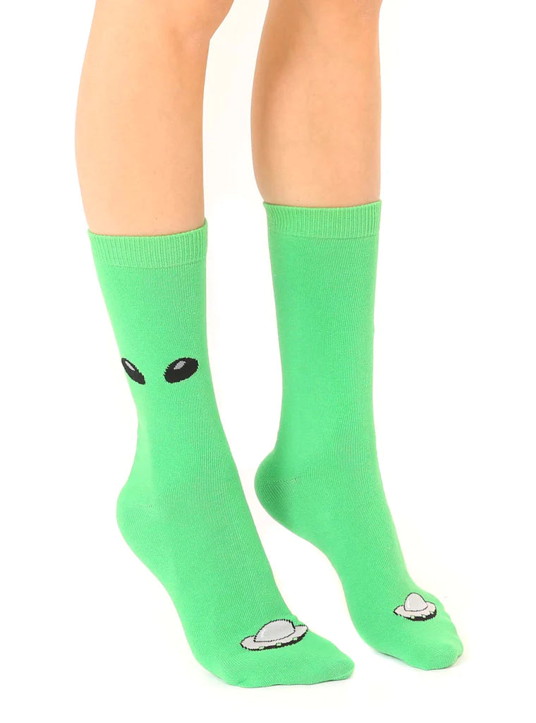 "Alien" 3D Crew Socks