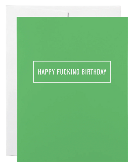 *Canadian Brand* | "Happy Fucking Birthday" Birthday Card
