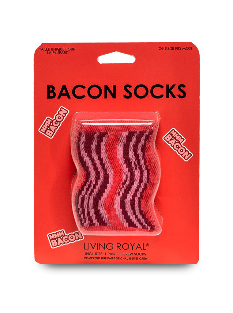 "Bacon" 3D Crew Socks