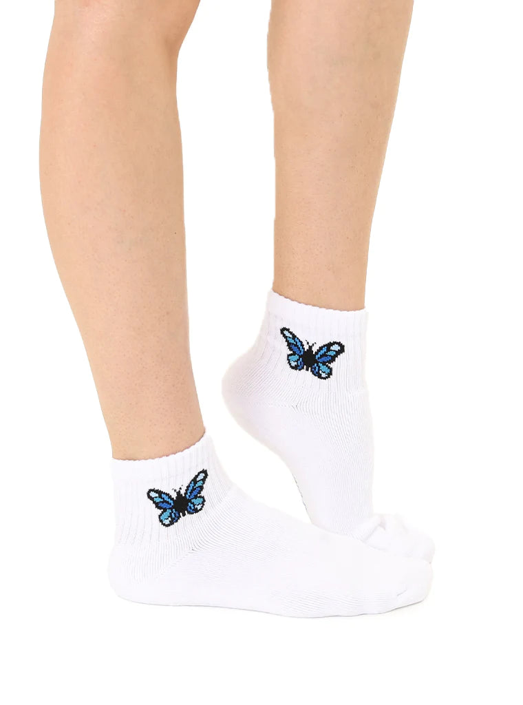 "Butterfly" Unisex Classic Ankle Socks