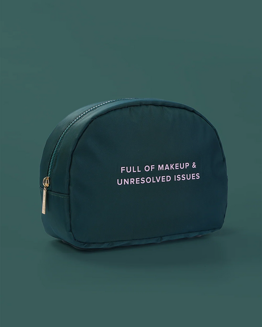 *Canadian Brand* | "Full of Makeup & Unresolved Issues" Cosmetic Bag