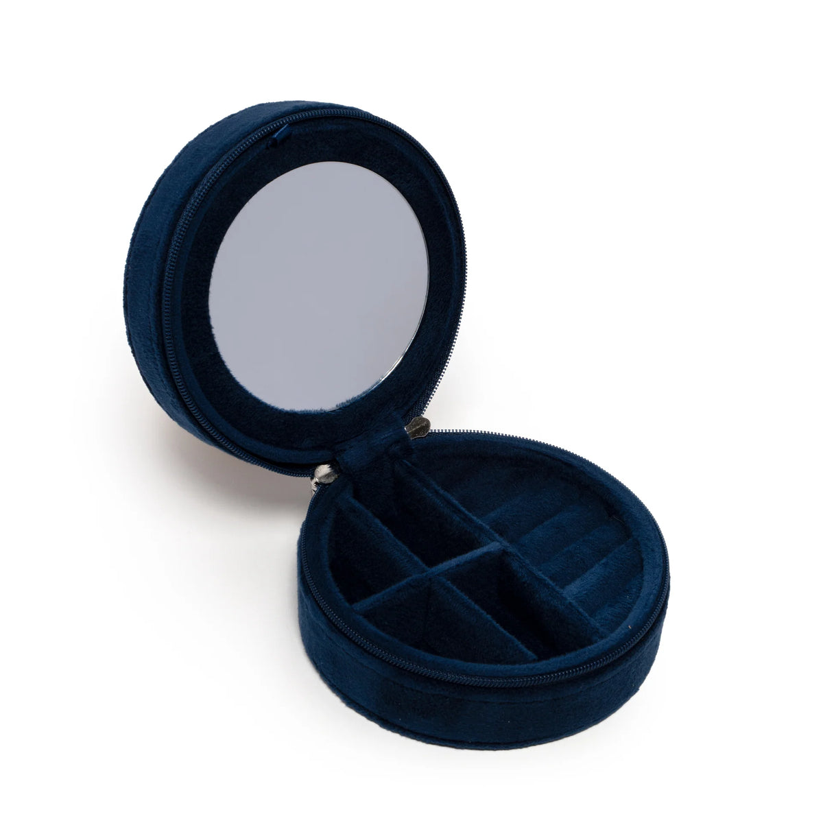 Zipper Cat Velvet Jewelry Box w/ Mirror