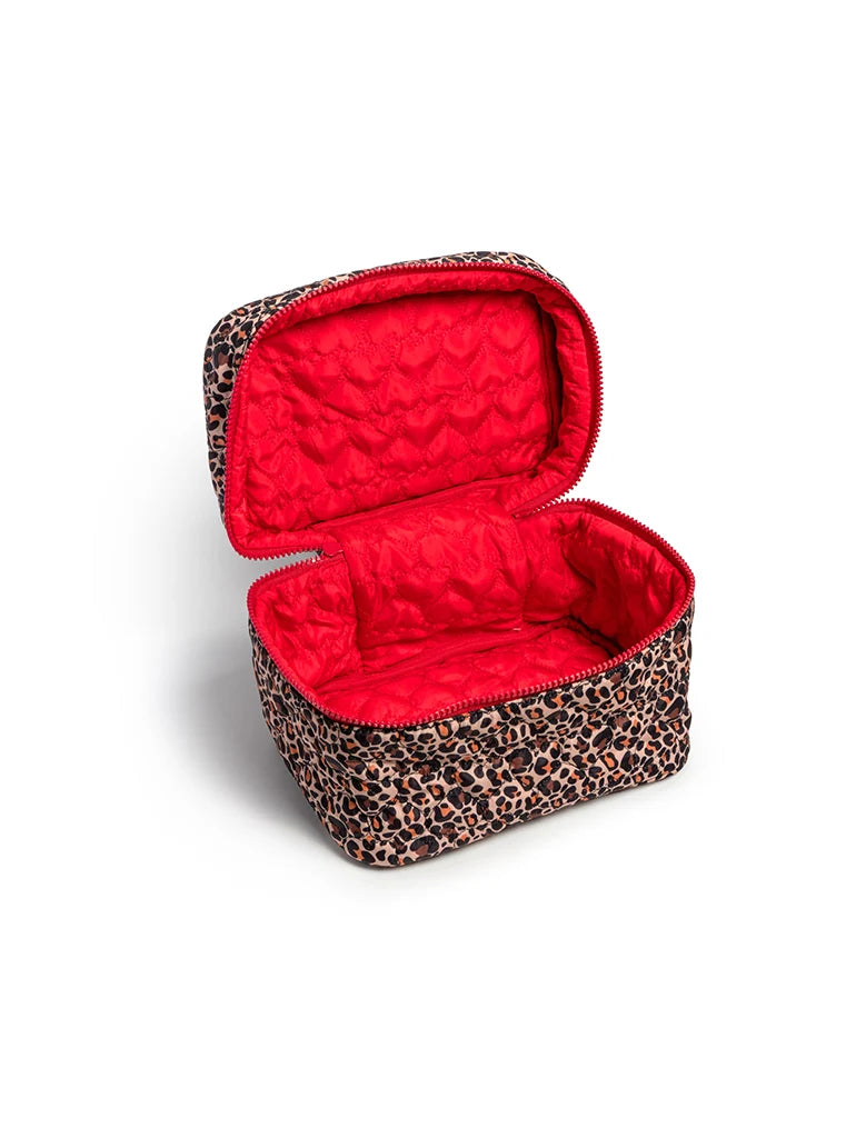 Cheetah Print Cosmetic Case