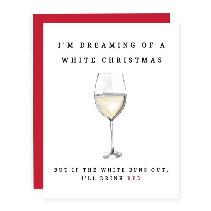 "Dreaming of White Christmas" Holiday Card