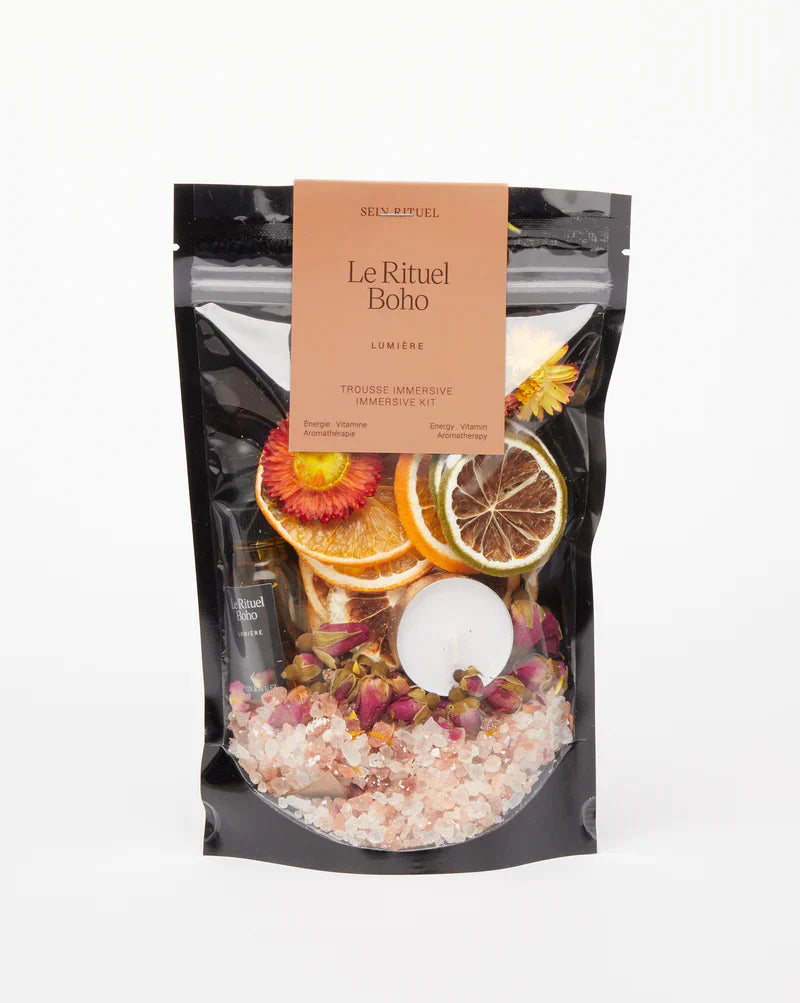 Selv Rituel || "Le Rituel Boho" Immersive Bath Kit || Clementine, Grapefruit, Lime, Lemon