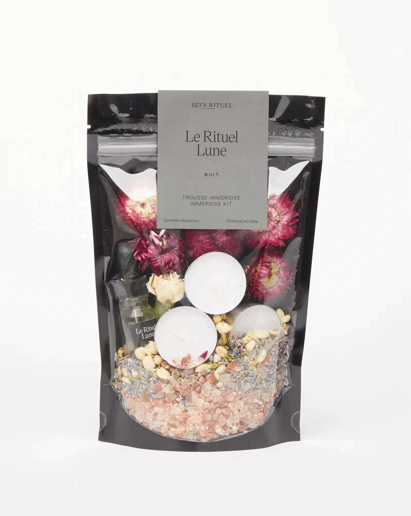 Selv Rituel || "Rituel Lune" Immersive Bath Kit || Lavender & Mint