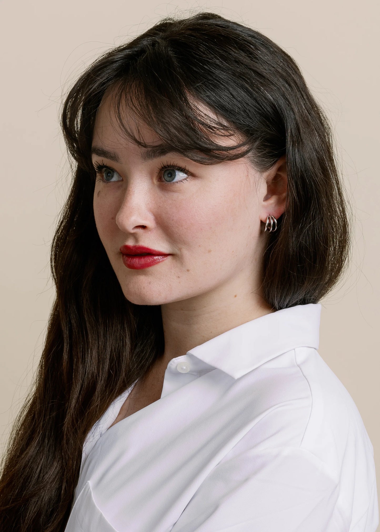 Eden Huggie Earrings (Silver)