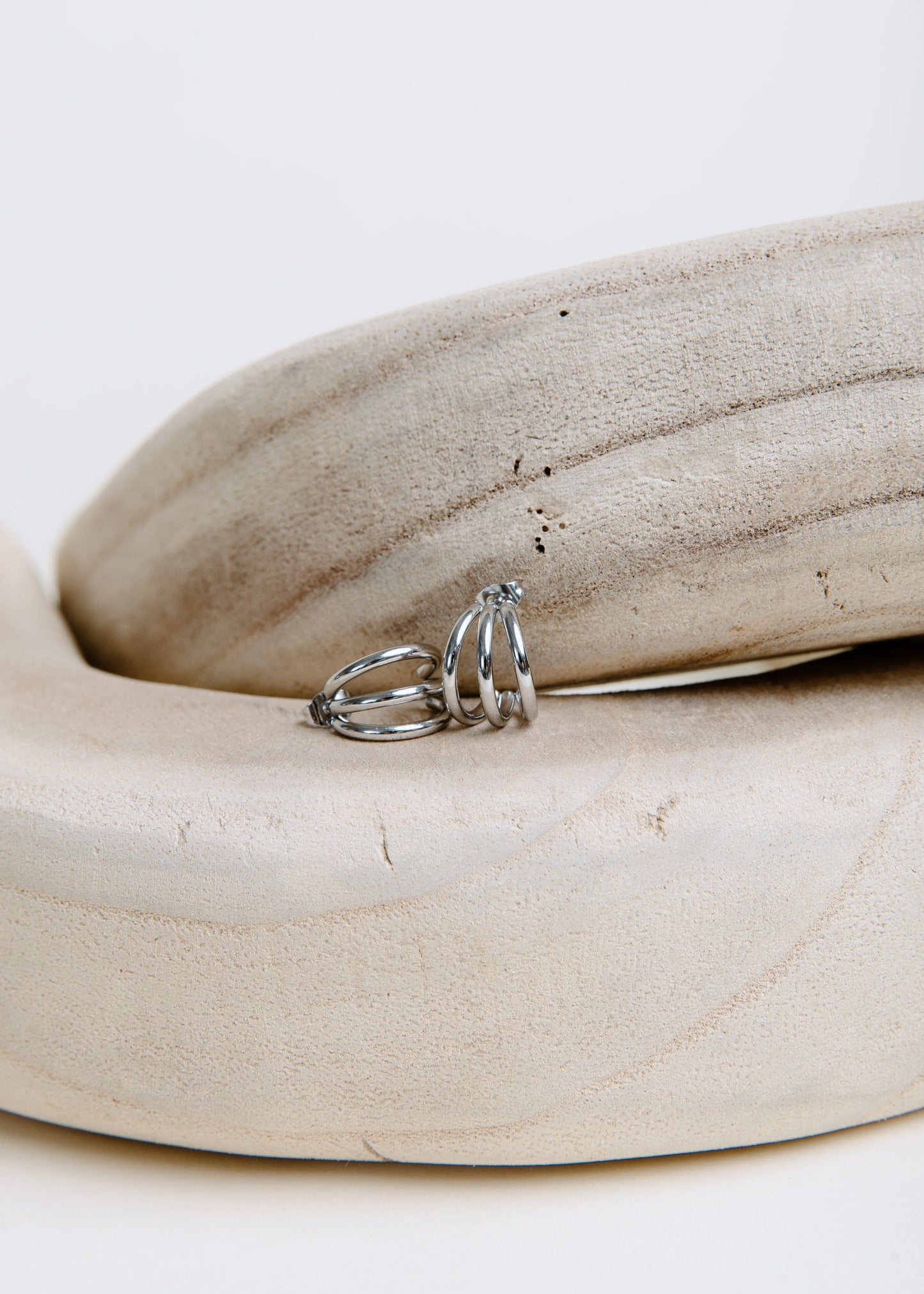 Eden Huggie Earrings (Silver)