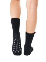 Fuzzy Black Cat Unisex Crew Socks