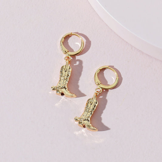 In Pursuit Accessories | Cowboy Boot Earrings