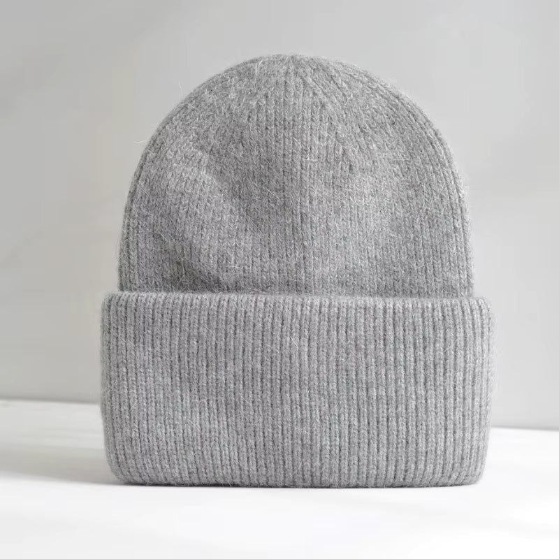 Unisex Thick Cuffed Beanie (Grey)