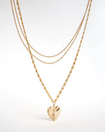 HART | GOLD LAYERED HEART PENDANT NECKLACE