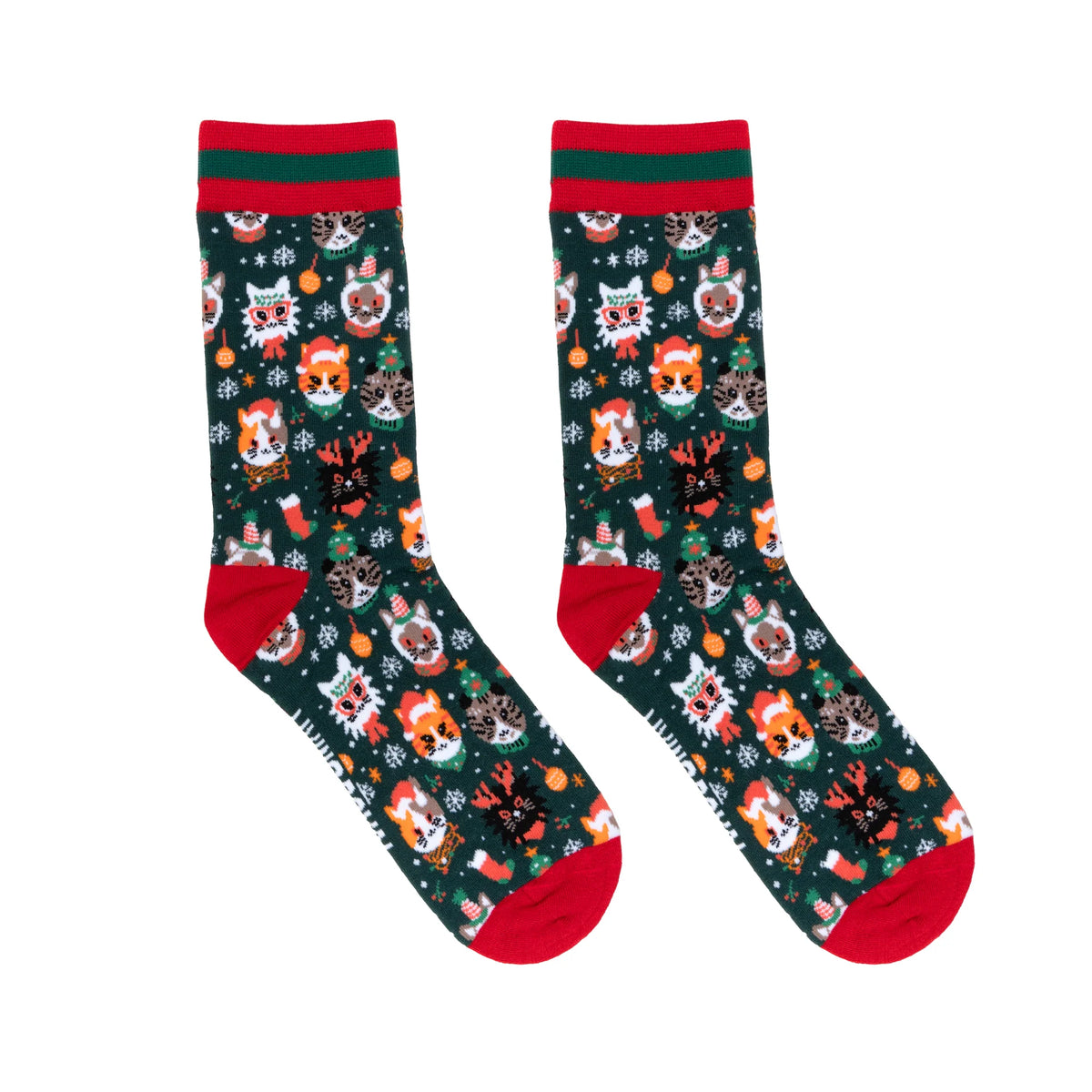 "Holiday Cats" Women's Bamboo Socks