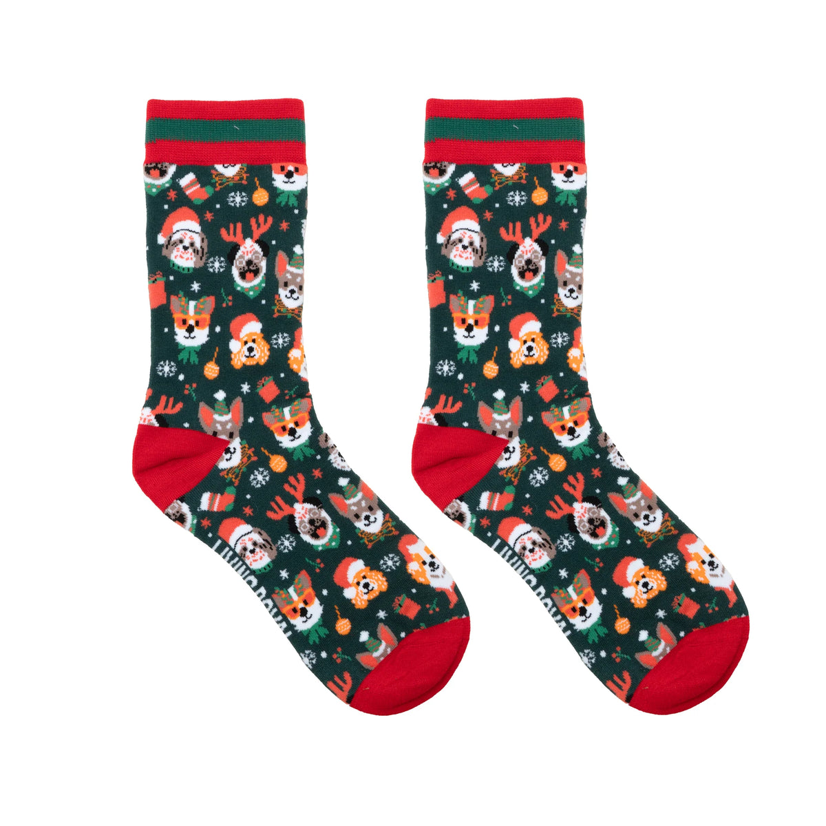 "Holiday Dogs" Women's Bamboo Socks