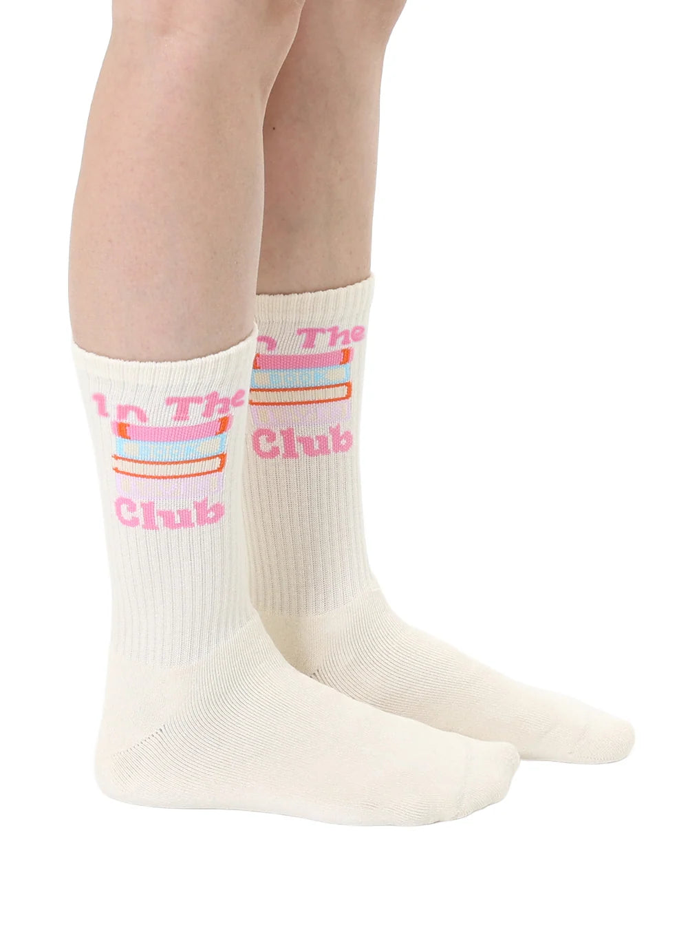 "In the Book Lover Club" Classic Crew Socks
