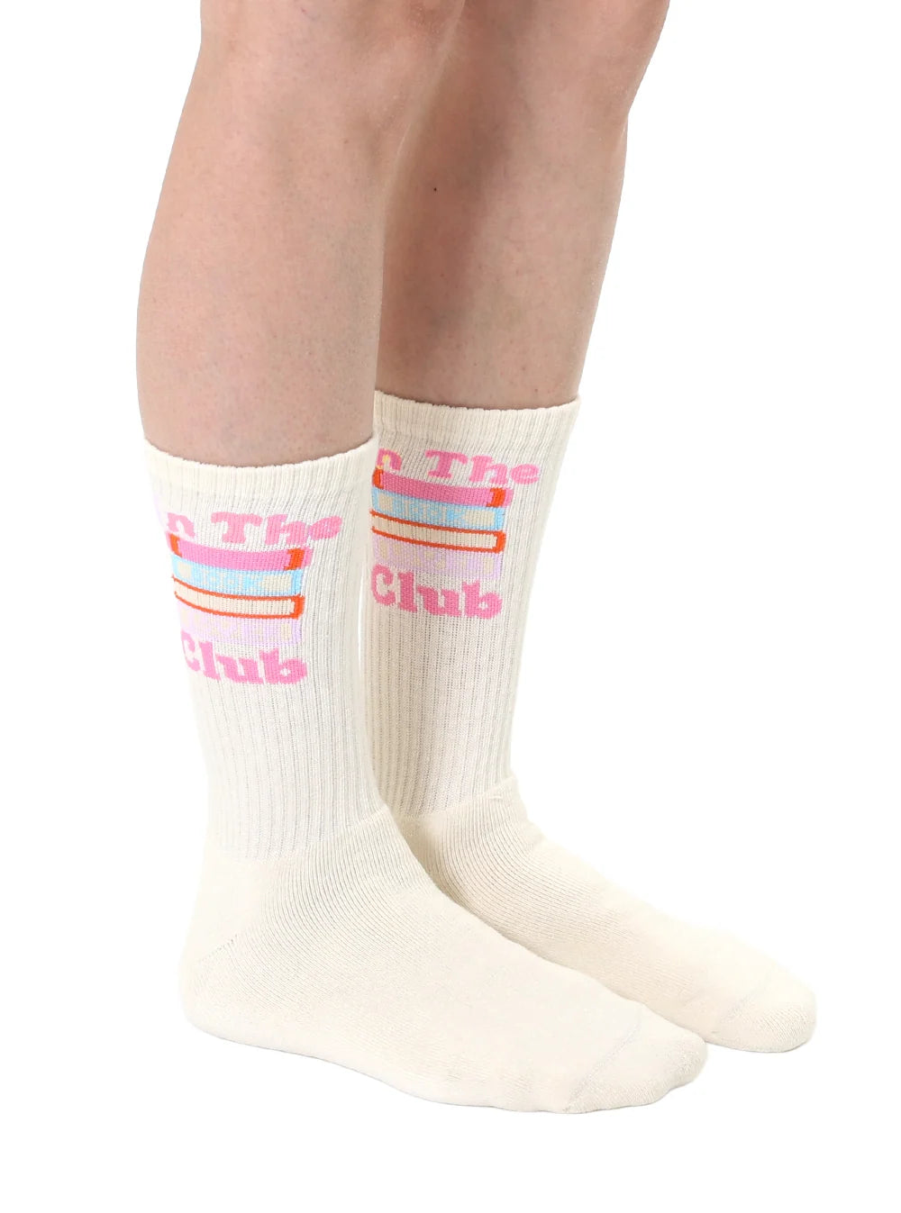 "In the Book Lover Club" Classic Crew Socks