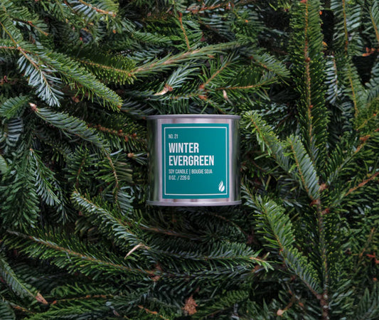 *Canadian Brand* | No. 22 Winter Evergreen Soy Candle (8oz - Large)