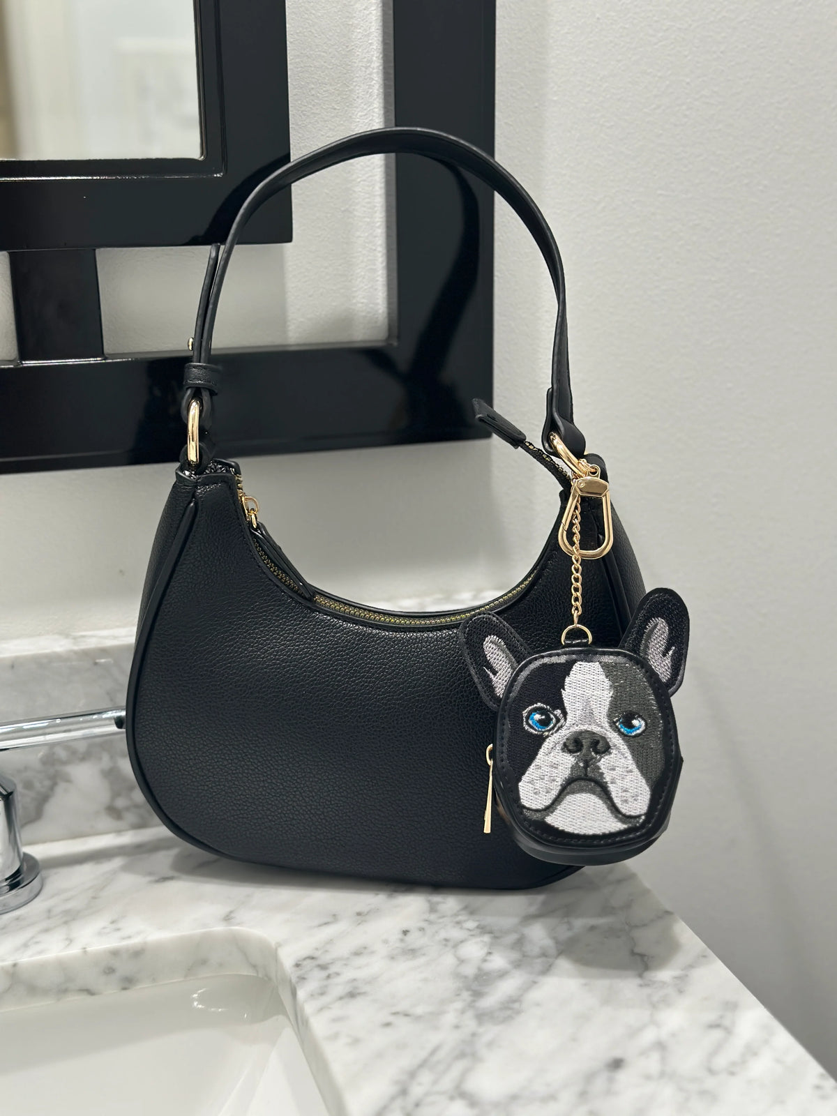 Dog 2 in 1 Bag Charm & Reusable Shopper Bag