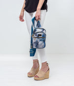 Roundtrip Convertible Sling & Crossbody Bag || Blue Tie Dye