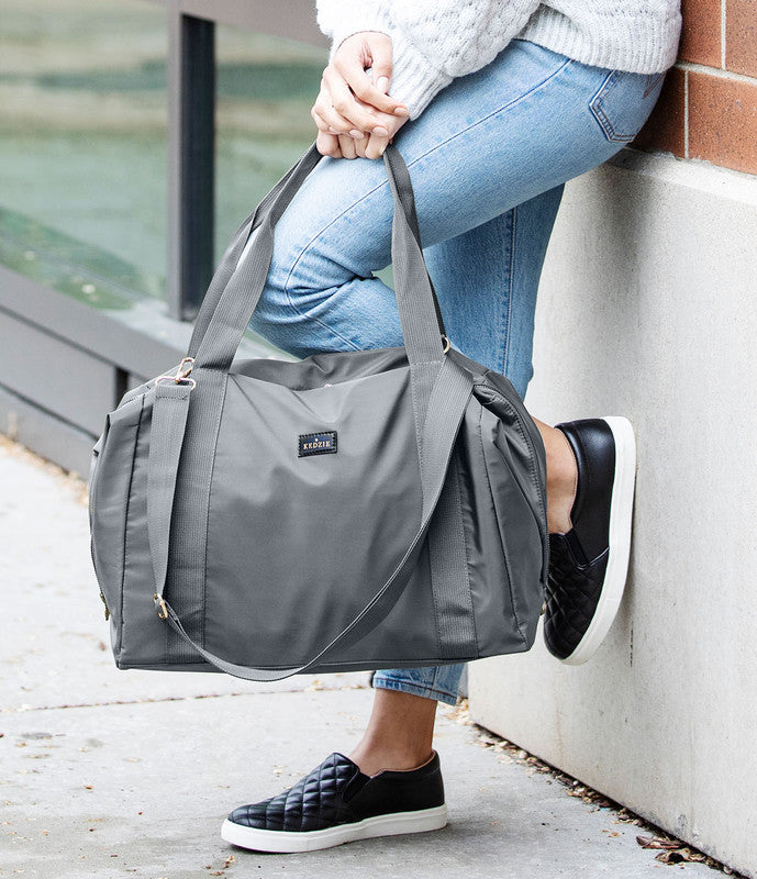 Triple Threat Foldable Duffle Bag (Charcoal)