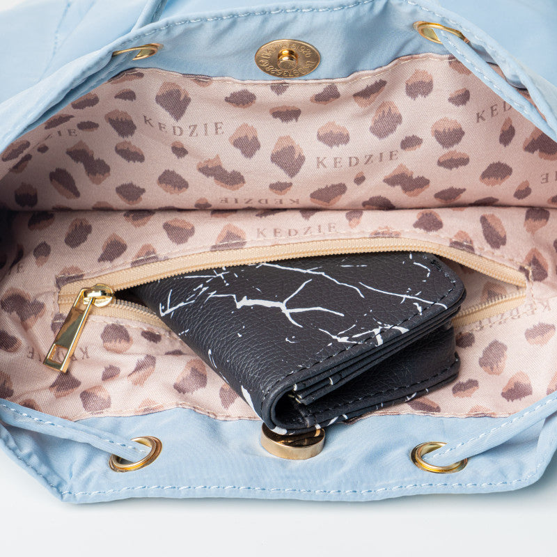 Aries Convertible Bucket Bag (Powder Blue)