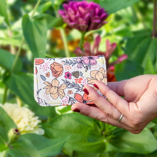 "Full Bloom" Essentials Only Cash & Card Wallet