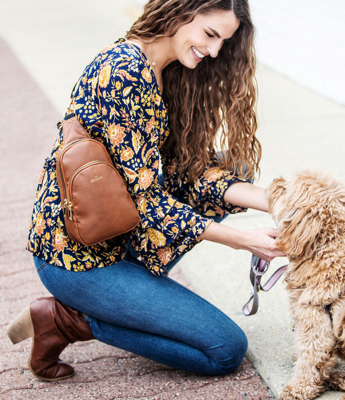 Sunset Sling Bag || Chestnut