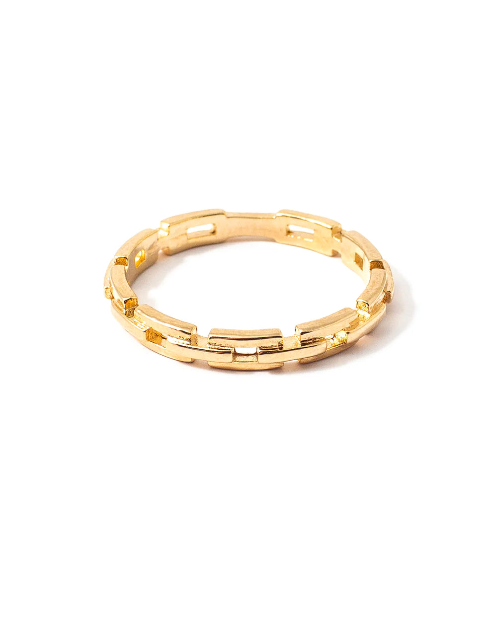 LINK | GOLD VERMEIL FIXED CHAIN RING