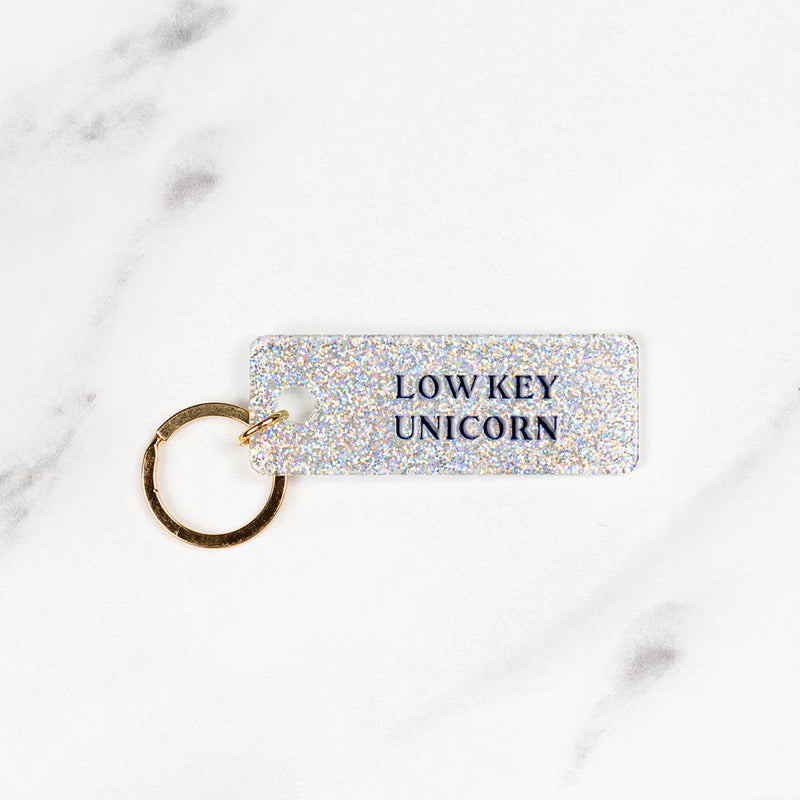 "Low Key Unicorn" Acrylic Keychain