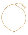 LUVO | GOLD CHAIN AND CRYSTAL HEART NECKLACE