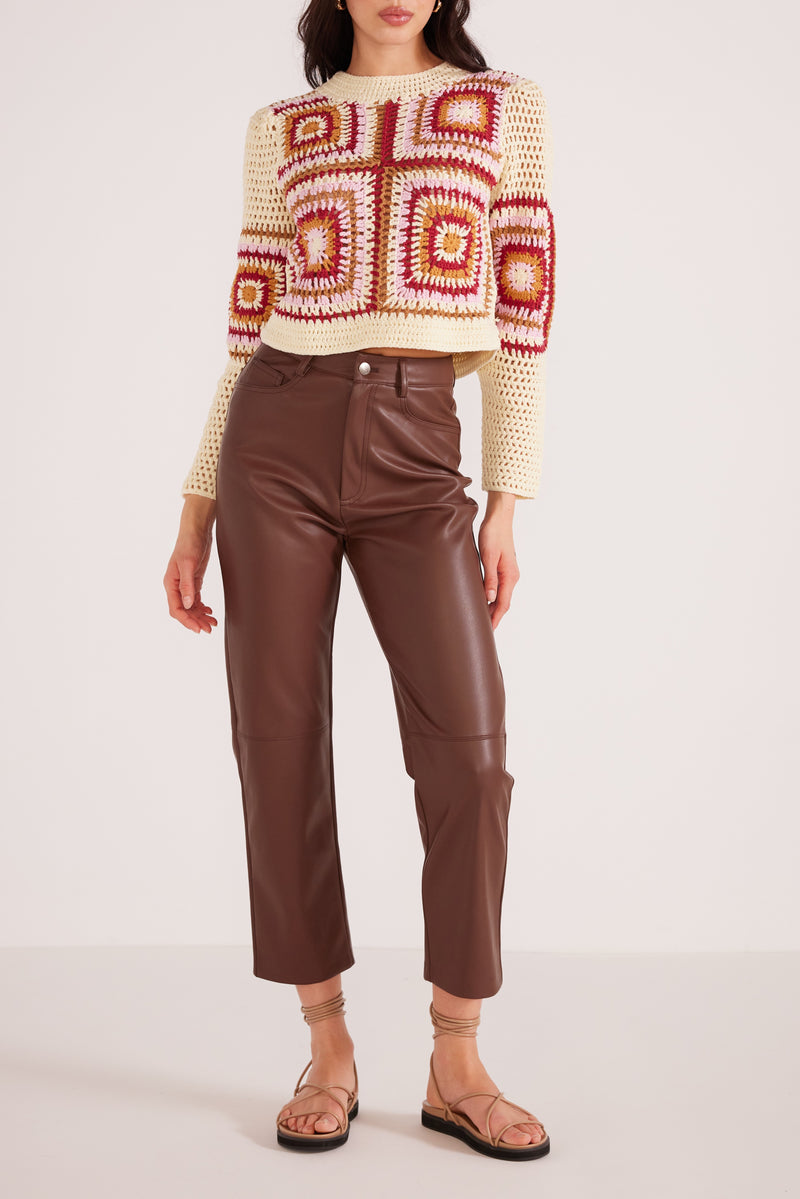 MINKPINK || Norah Crochet Sweater