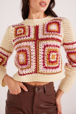 MINKPINK || Norah Crochet Sweater