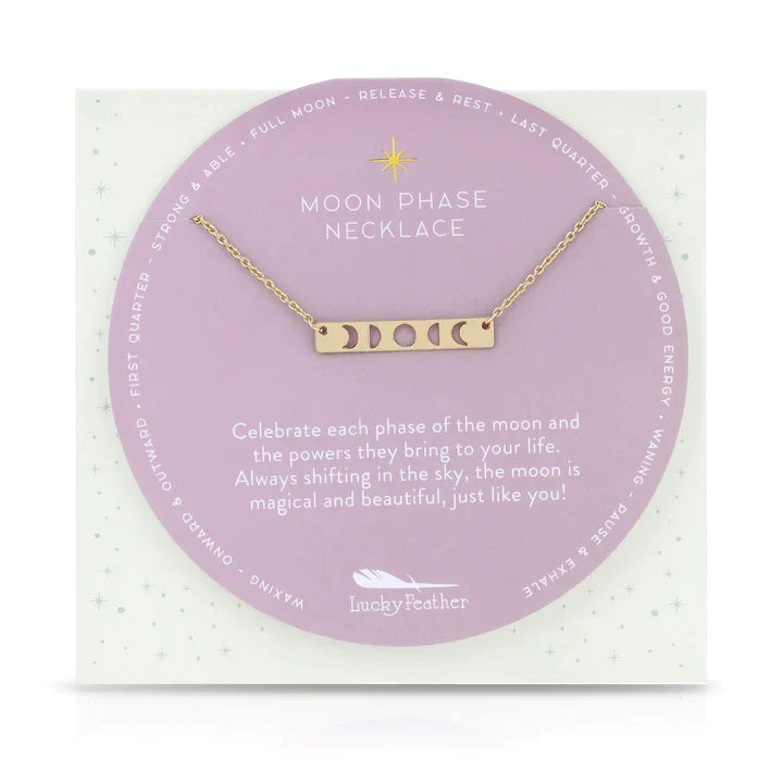 Moon Phase Necklace (Gold)