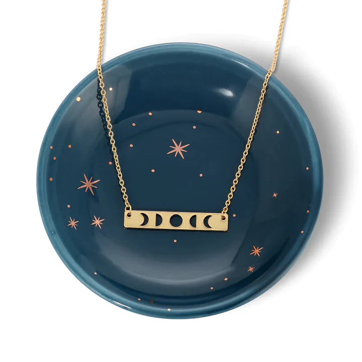 Moon Phase Necklace (Gold)