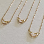 "Love Hands" Charm Necklace (Gold or Silver)