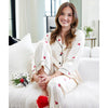 Long Sleeve Heart Print PJ Set