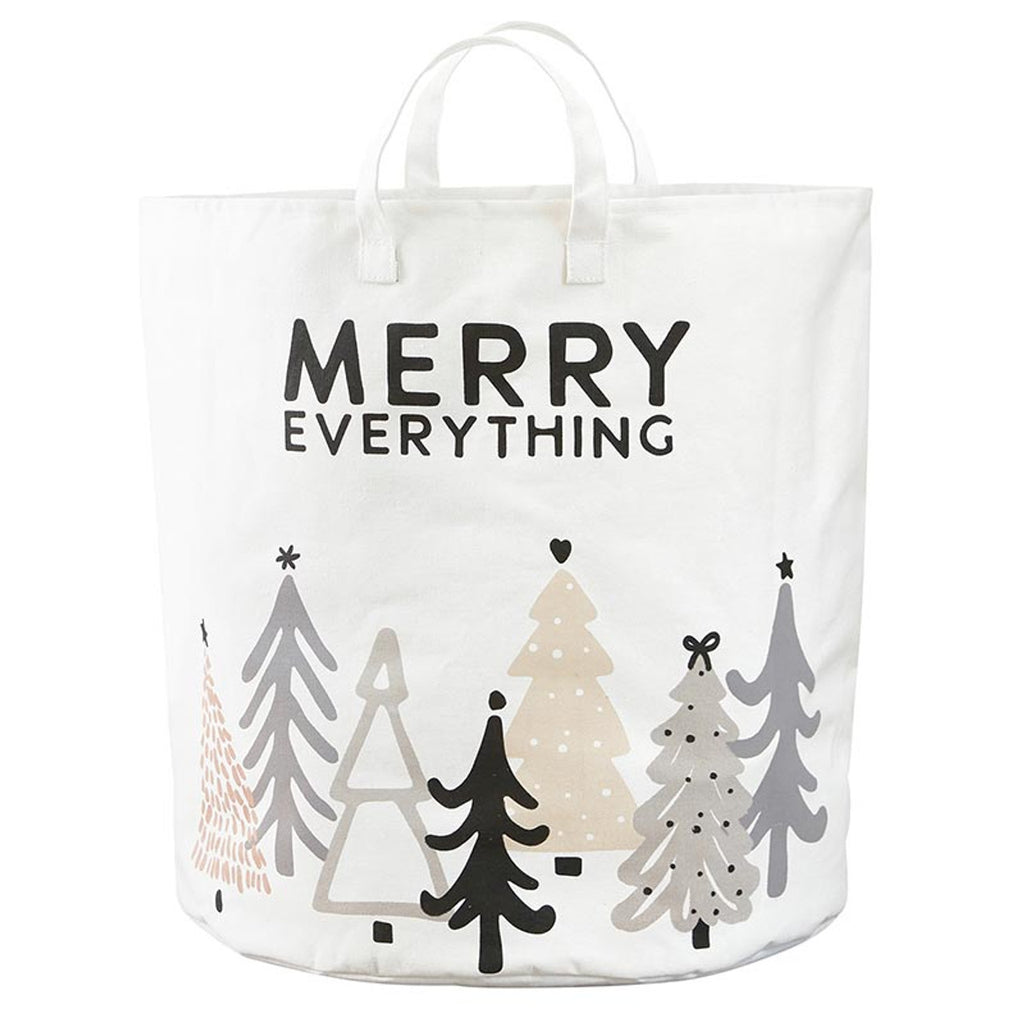 "Merry Everything" Large Canvas Tote