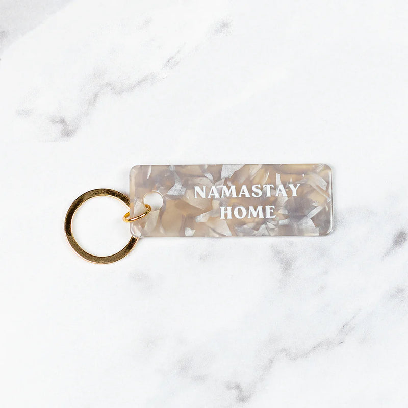 "Namastay Home" Acrylic Keychain