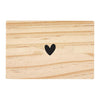 Wooden Gift Box "All You Need is Love" Heart Pendant Link Necklace