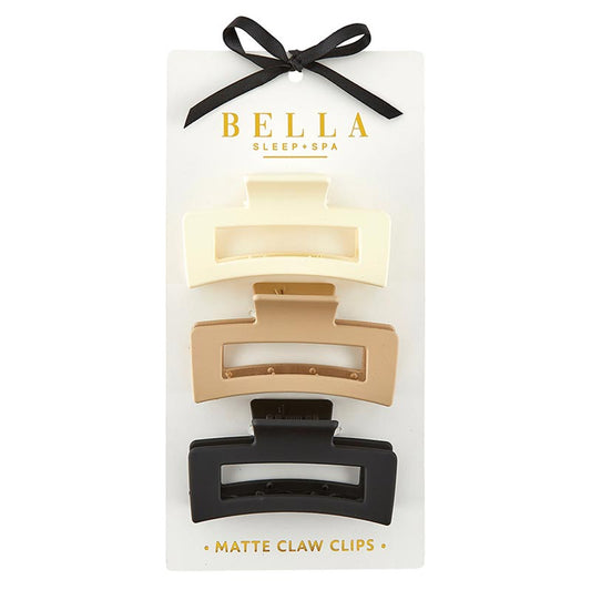 Matte Claw Clips (Set of 3 - Neutrals)