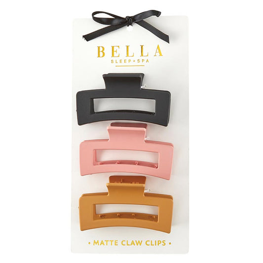 Matte Claw Clips (Set of 3 - Champagne)