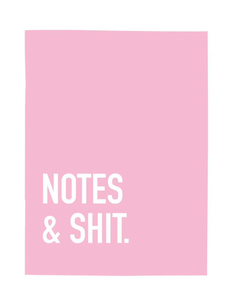 "Notes & Shit." Pocket Notebook