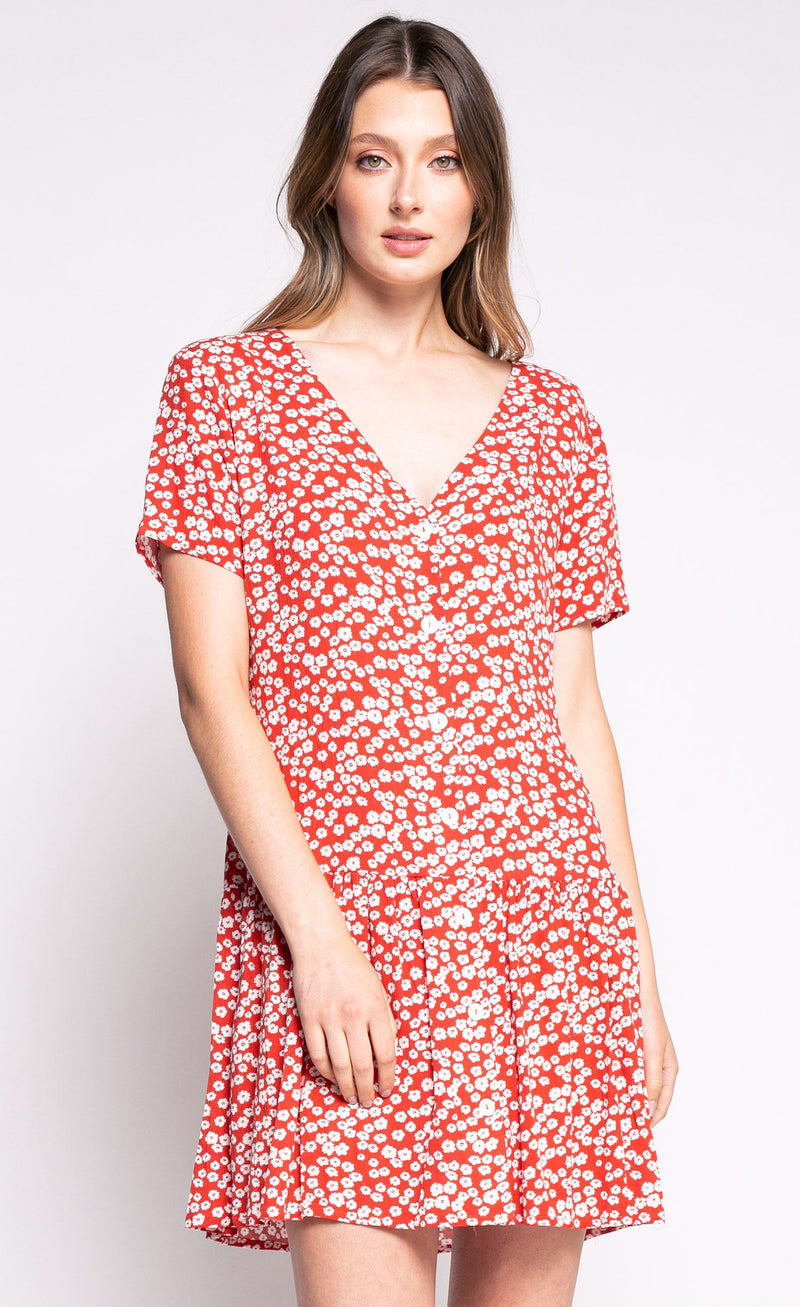 Pink Martini || The Lylou Dress (Red)