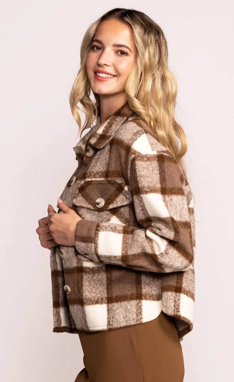 Pink Martini || The Delilah Coat (Brown)