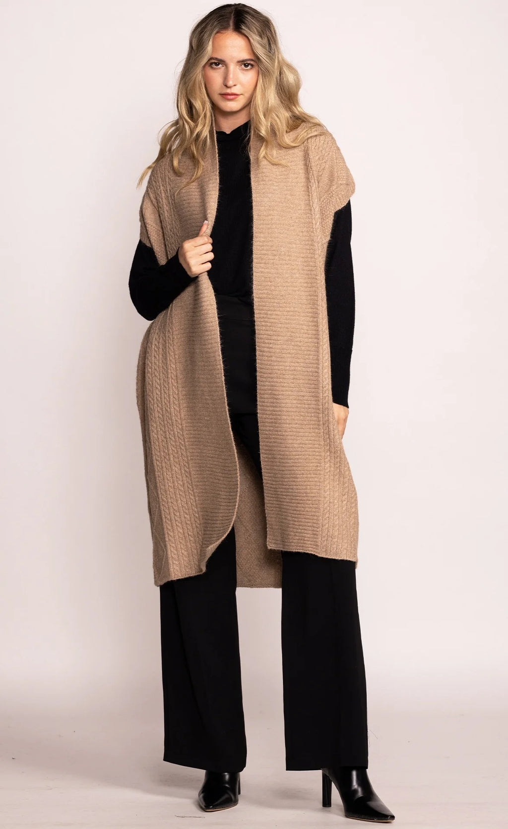 Pink Martini || The Madison Sweater (Taupe)