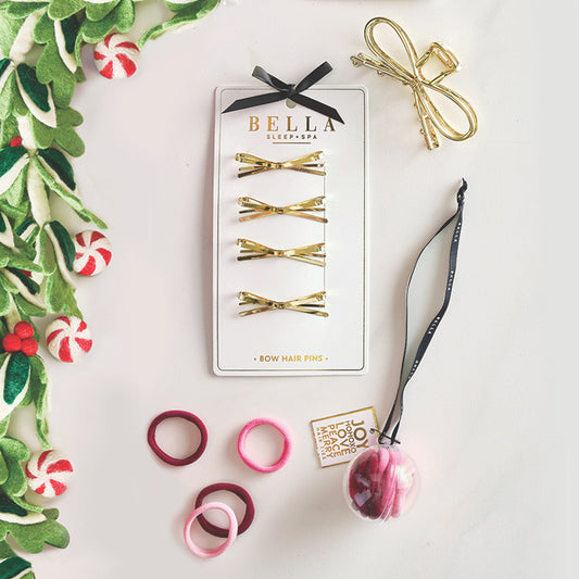 Gold Bow Hair Pins