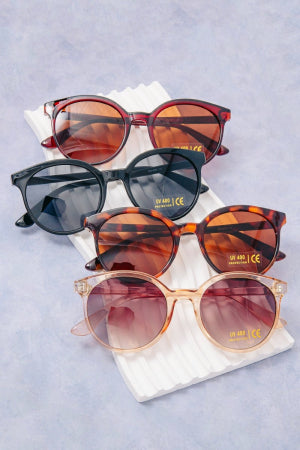 Round Lens Sunglasses (4 Colors)