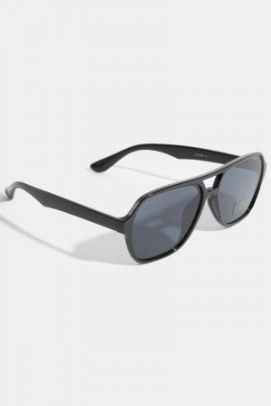 Modern Plastic Aviator Frame Sunglasses (4 Colors)
