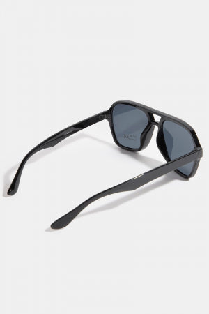 Modern Plastic Aviator Frame Sunglasses (4 Colors)