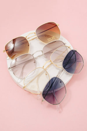 Metal Frame Sunglasses (4 Colors)